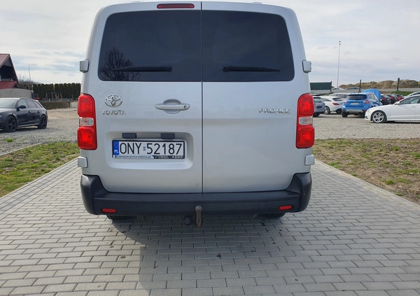 Toyota ProAce cena 79900 przebieg: 250000, rok produkcji 2017 z Recz małe 407